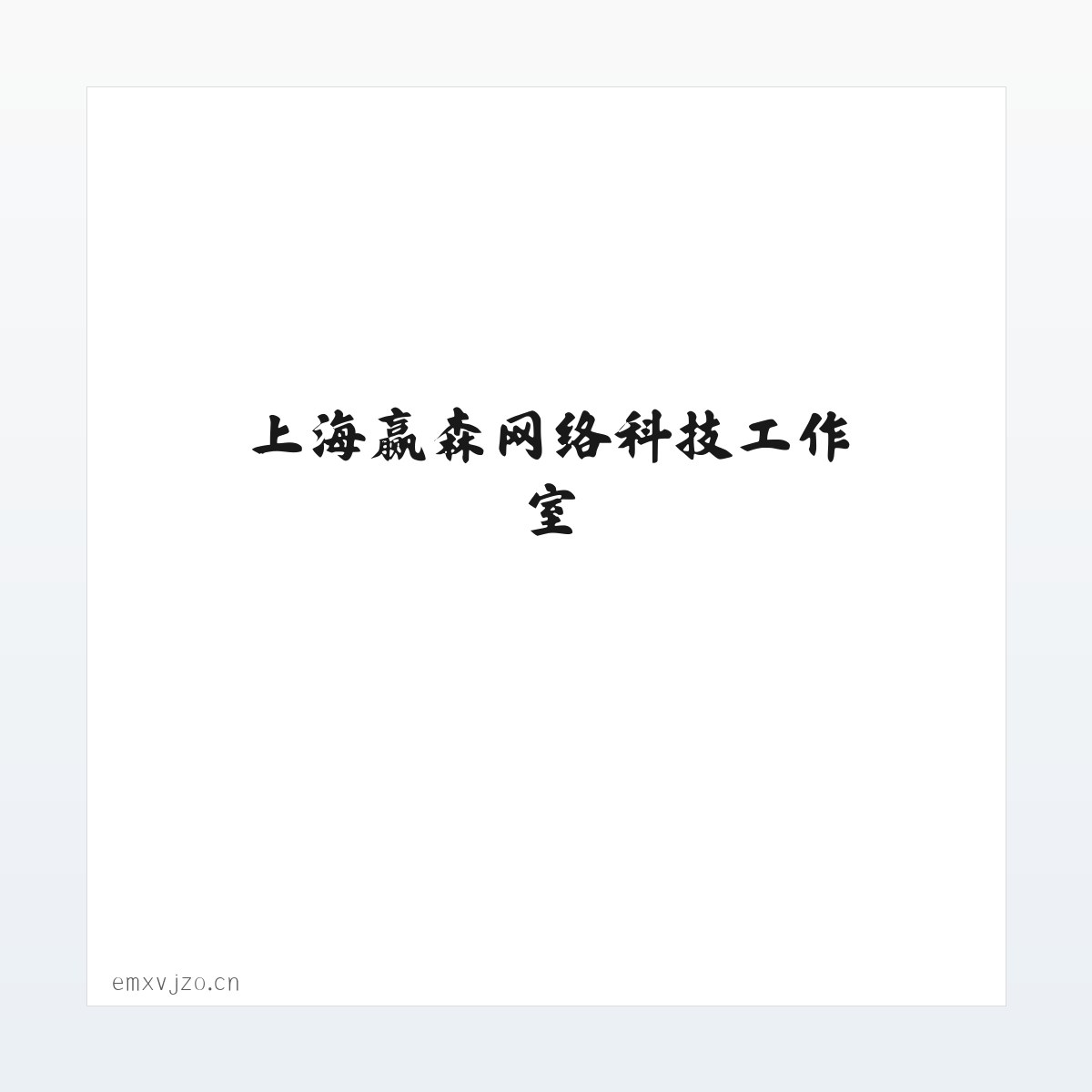 上海赢森网络科技工作室 方图